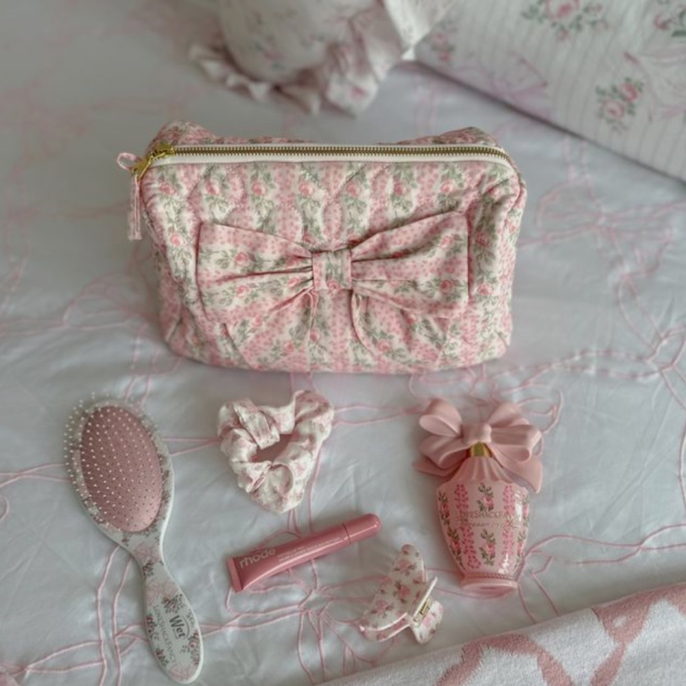 LoveShackFancy X Goody Pink Small bow Claw hair Clip - Picture 2 of 16
